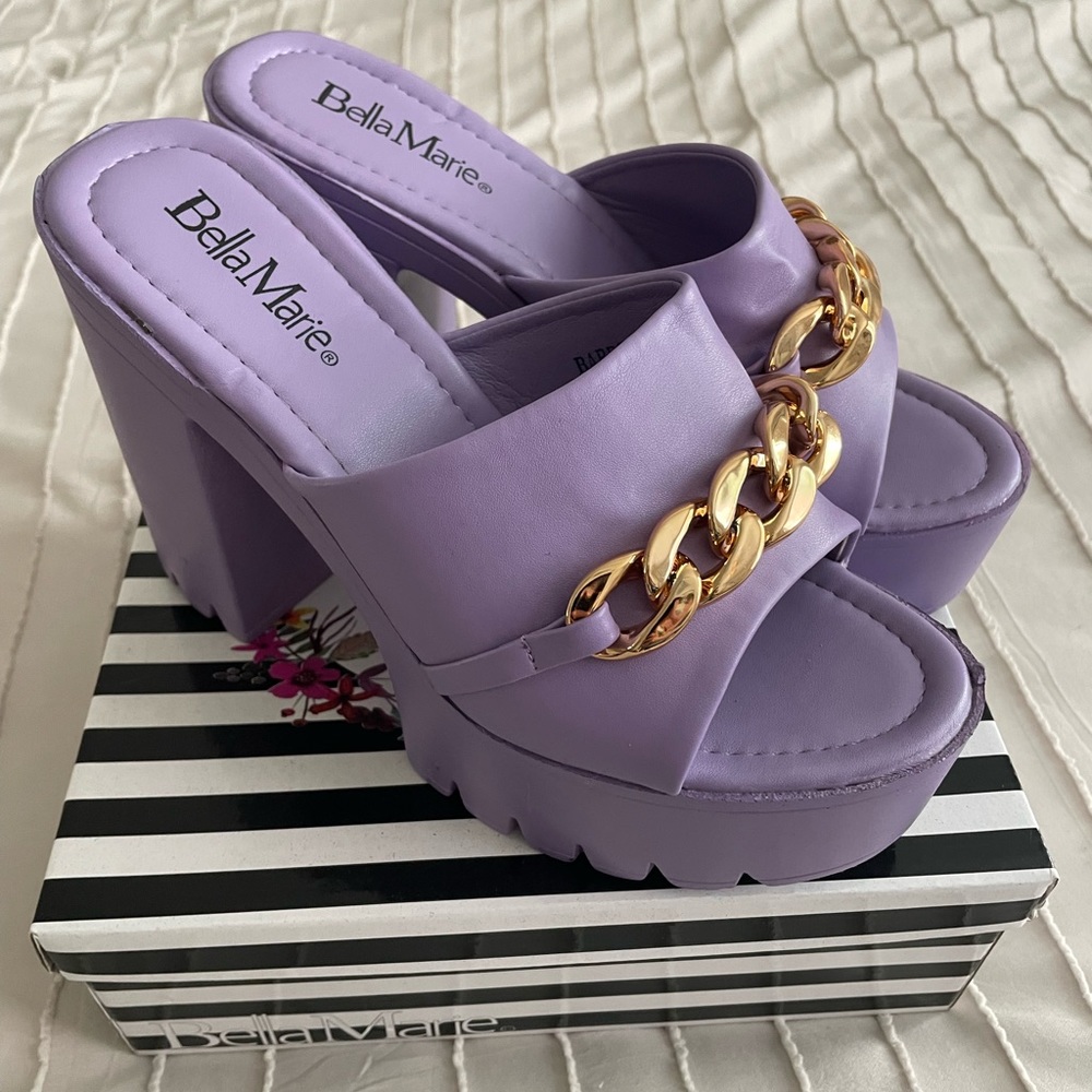 PURPLE PLATFORM MULES